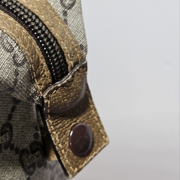 Gucci PVC Leather Sherry Line Tote Bag Duffle Bag - Picture 12 of 17